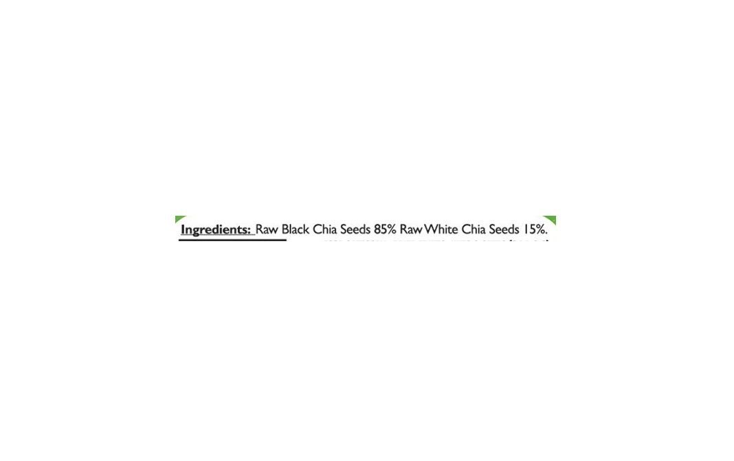 Nutriplato Raw Black Chia Seeds    Pack  500 grams